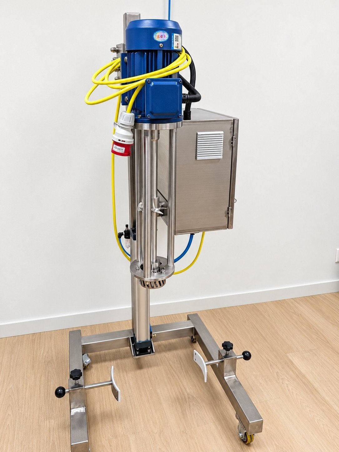 3kW High Shear Mixer met Losse Disperser Head, 3-fase, Ophalen