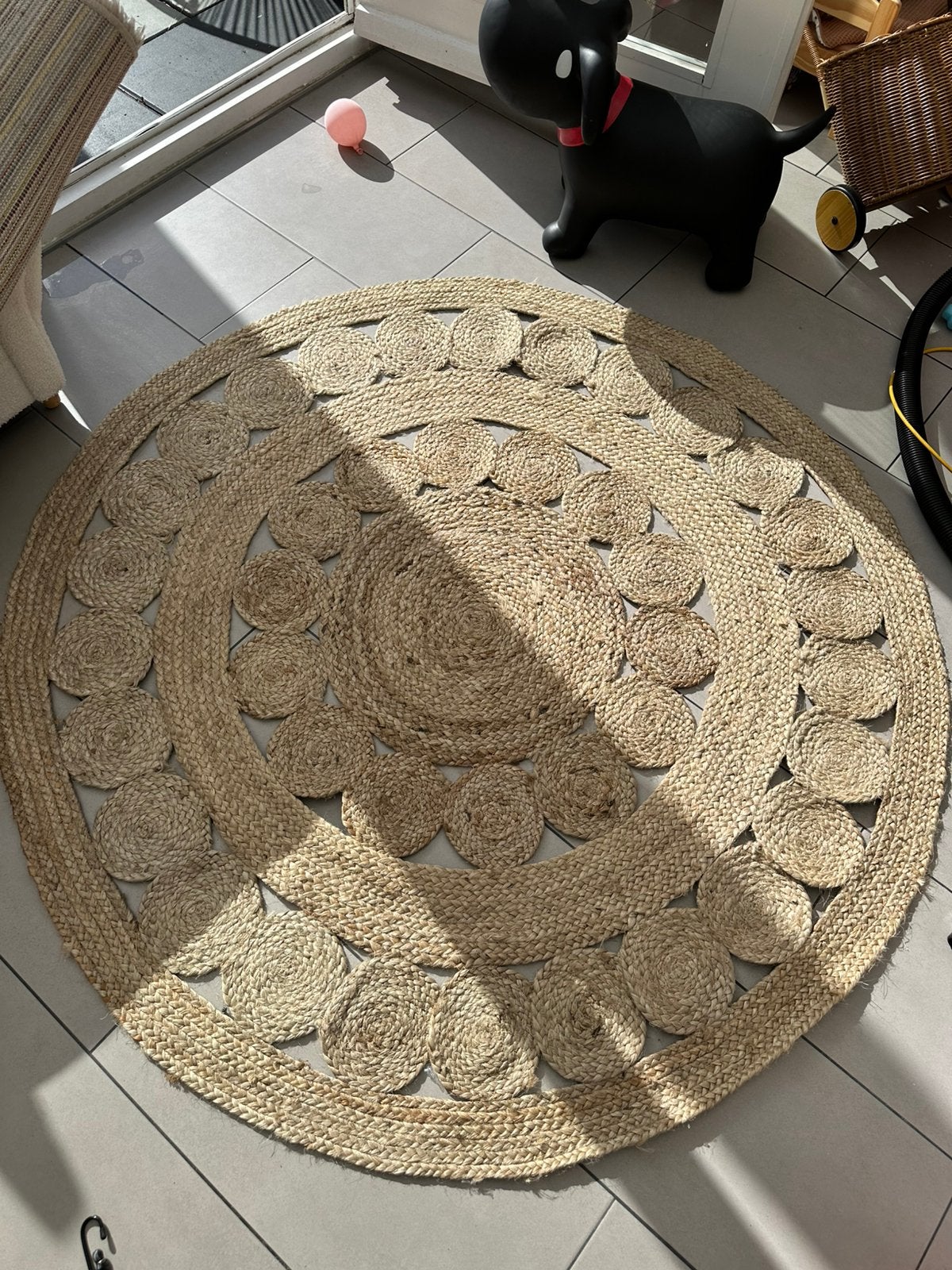 Rotan vloerkleed, Ophalen, Zo goed als nieuw