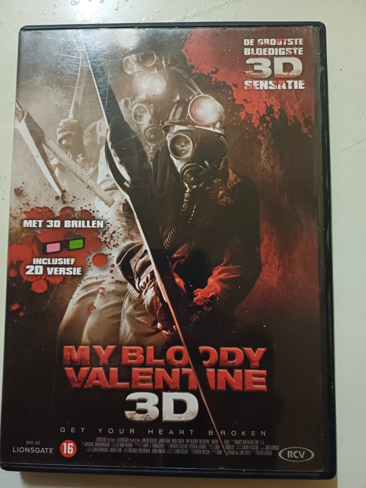My Bloody Valentine 3D, Cd's en Dvd's, Vanaf 16 jaar, Ophalen of Verzenden, Zo goed als nieuw