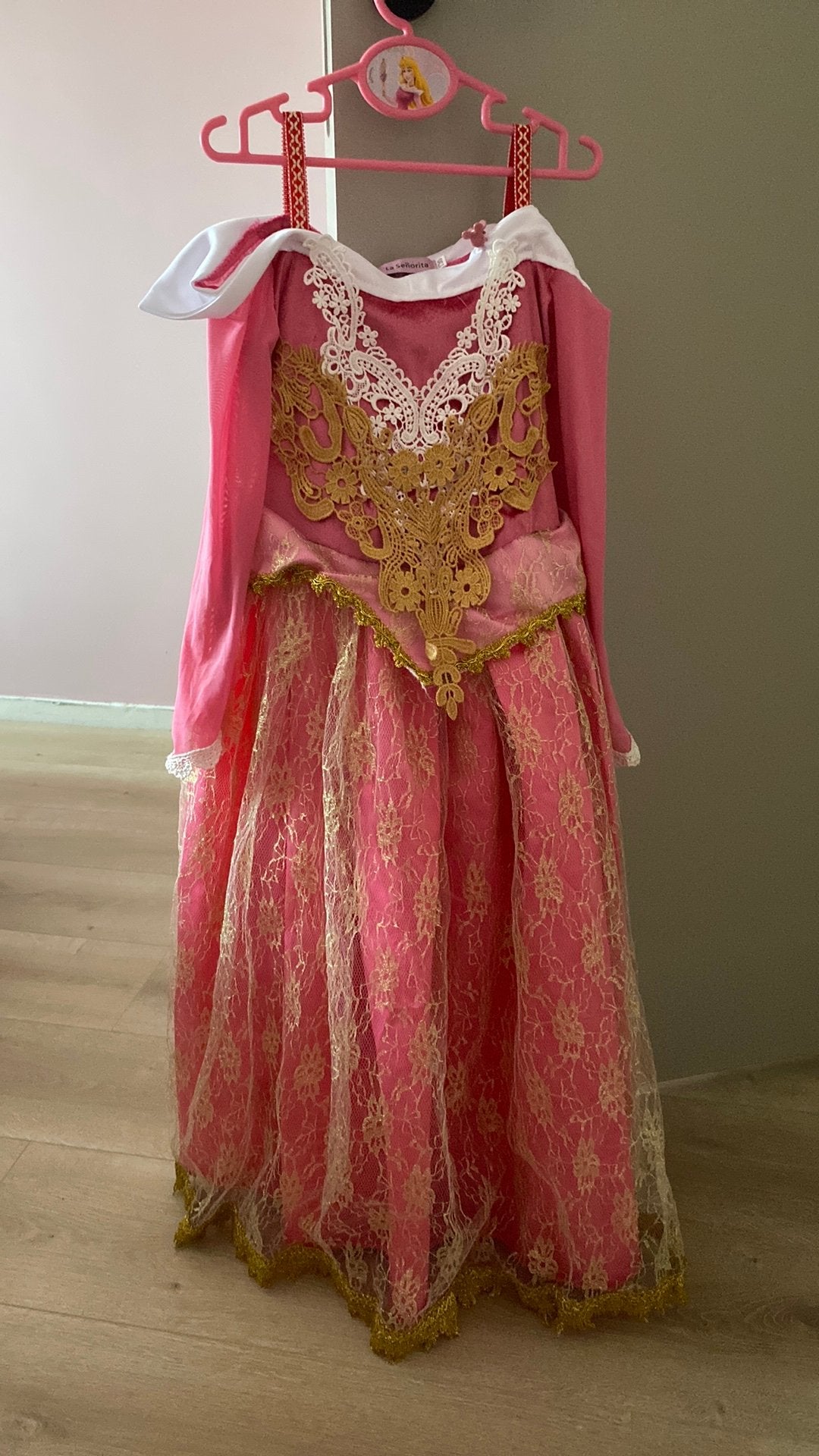 Prinses jurk maat 130 zoals nieuw, Ophalen of Verzenden, Zo goed als nieuw, 134 t/m 140, Meisje