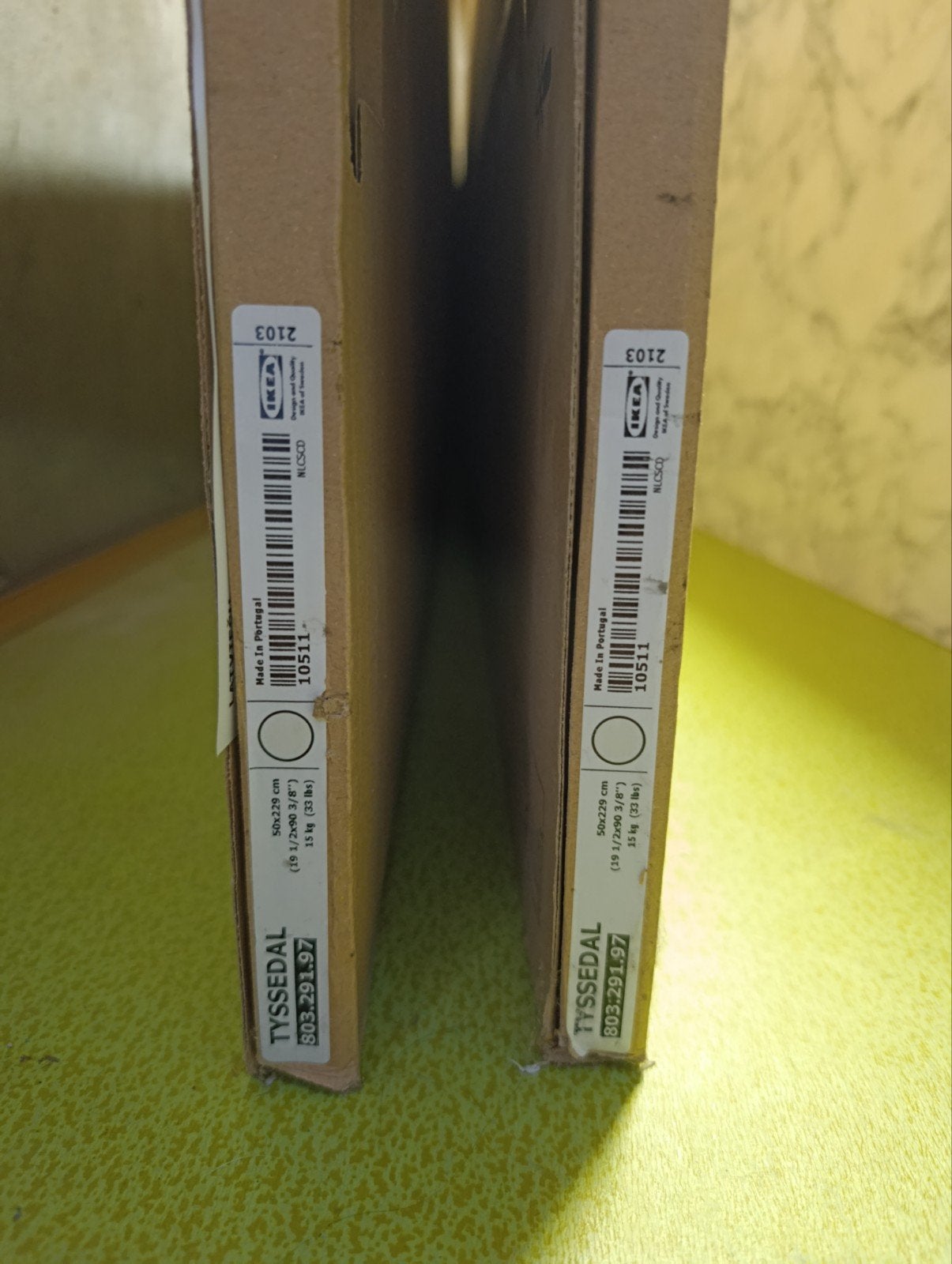 IKEA TYSSEDAL Glass Doors – 2x Unused, Original Packaging, Met deur(en), Modern, Scandinavisch, Nieuw, Minder dan 25 cm