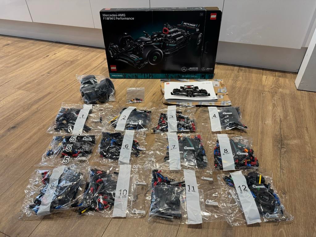 Lego Technic 42171 Mercedes-AMG F1 W14 E Performance, Lego, Ophalen of Verzenden, Zo goed als nieuw, Complete set