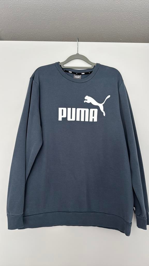 Puma sweater maat L zgan, Ophalen of Verzenden, Zo goed als nieuw, Maat 48/50 (M), Blauw