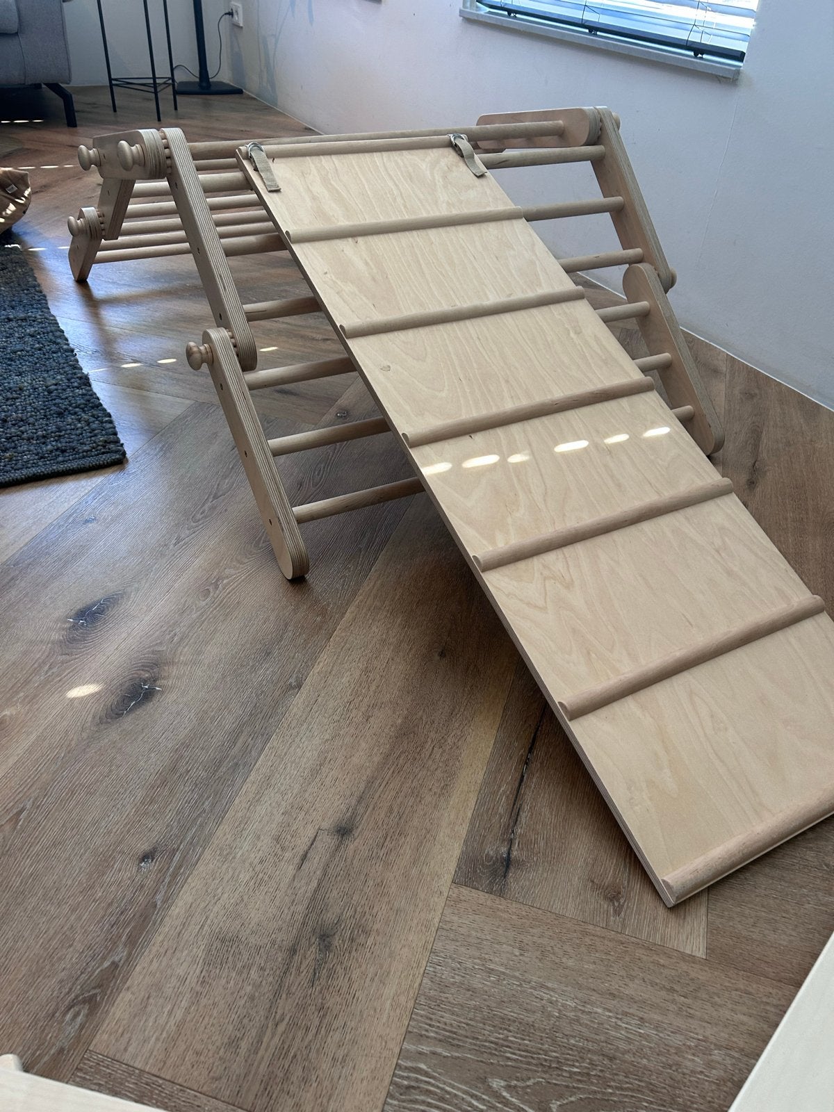 Ette Tete klimrek + evenwichtbalk How to Play, Kinderen en Baby's, Ophalen, Zo goed als nieuw, Glijbaan