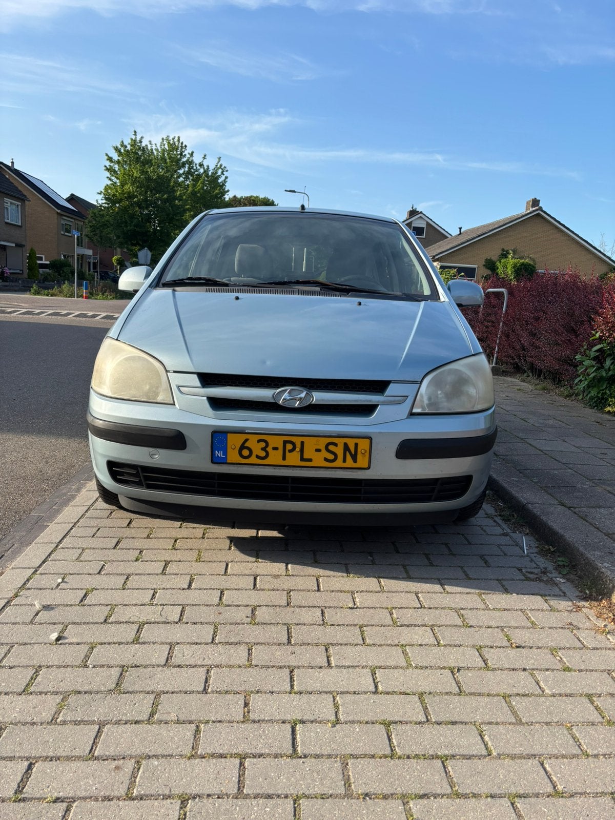 Hyundai Getz 1.3 5DRS 2004 Blauw, Auto's, Voorwielaandrijving, 40 €/maand, 4 cilinders, Blauw