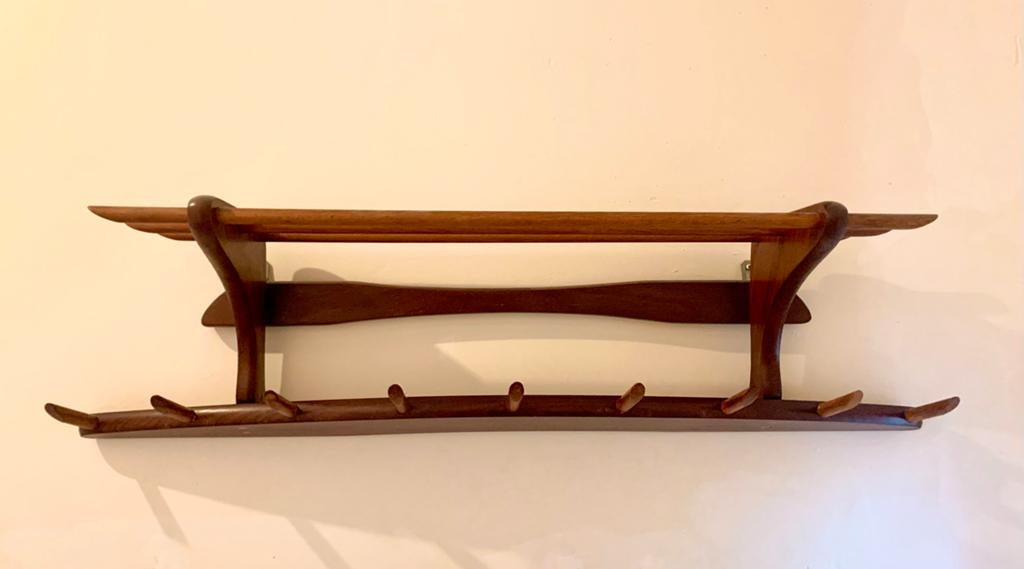 Wandkapstok vintage hout, Huis en Inrichting, Woonaccessoires | Kapstokken, Wandkapstok, Ophalen of Verzenden, Zo goed als nieuw