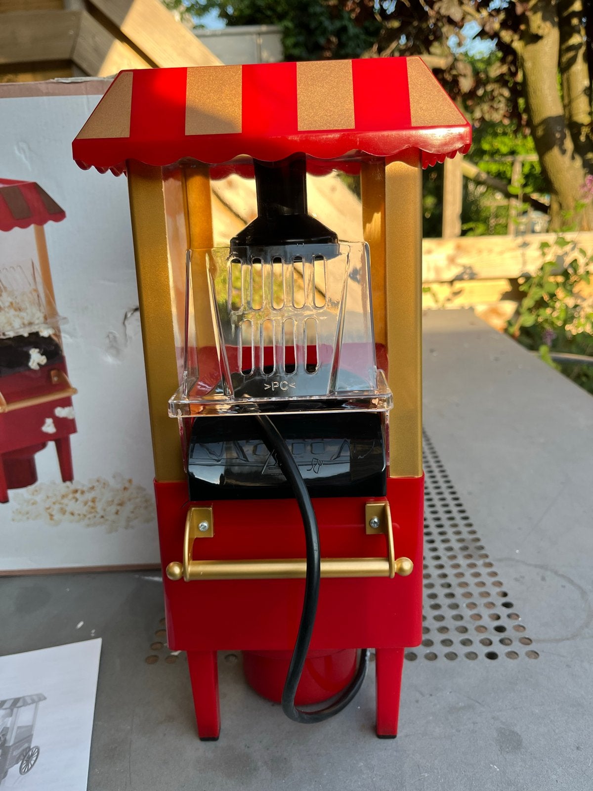 Nieuwe popcornmachine in retrostijl - Xenos, Ophalen of Verzenden, Nieuw