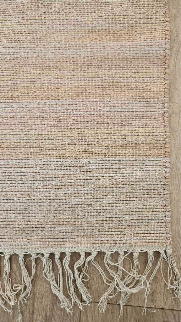 Natuurlijke Jute Vloerkleed - Beige/Crème, Huis en Inrichting, Gebruikt, 100 tot 150 cm, Ophalen of Verzenden, Beige