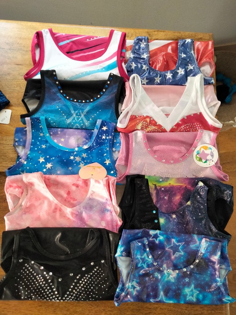 Turnpakje/turnpakjes maat 122 SALE nu 10 euro per stuk (1), Kindermaat 122 t/m 140, Ophalen of Verzenden, Nieuw, Turnpak(je)