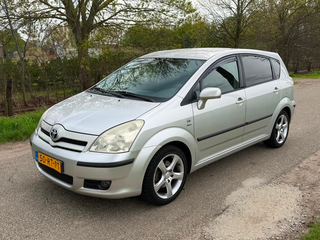 Toyota Corolla Verso 1.8 VVT-i Luna 7p AUT APK 07-2026 NAP A, Gebruikt, Zwart, 4 cilinders, 129 pk