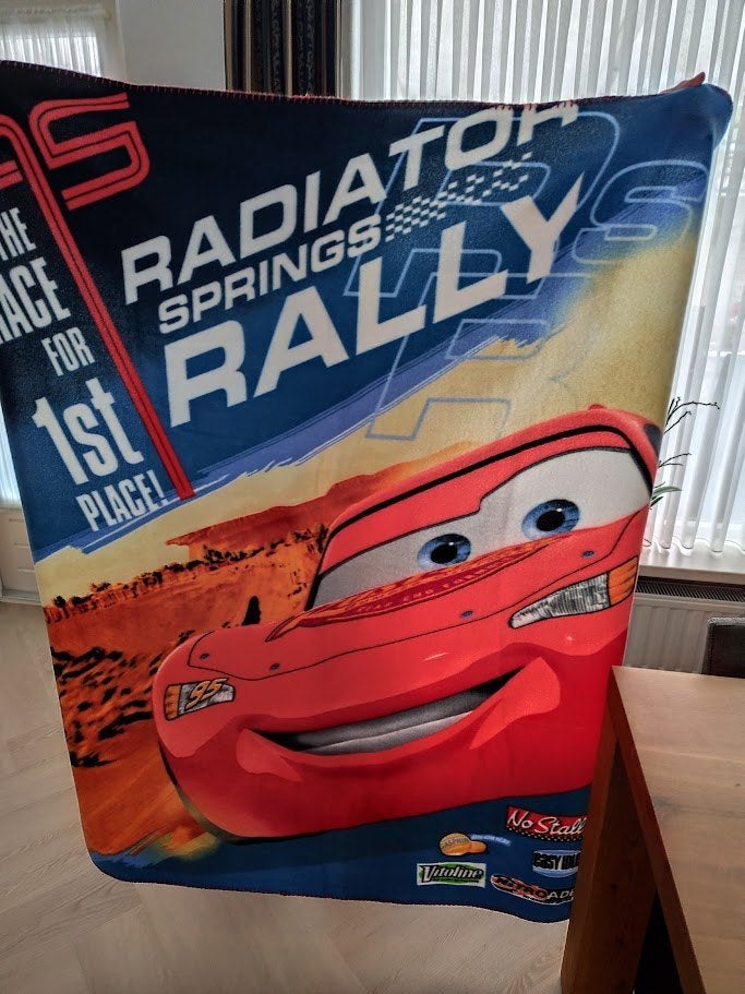 Cars dekentje, Ophalen, Zo goed als nieuw, 100 cm of meer, Deken