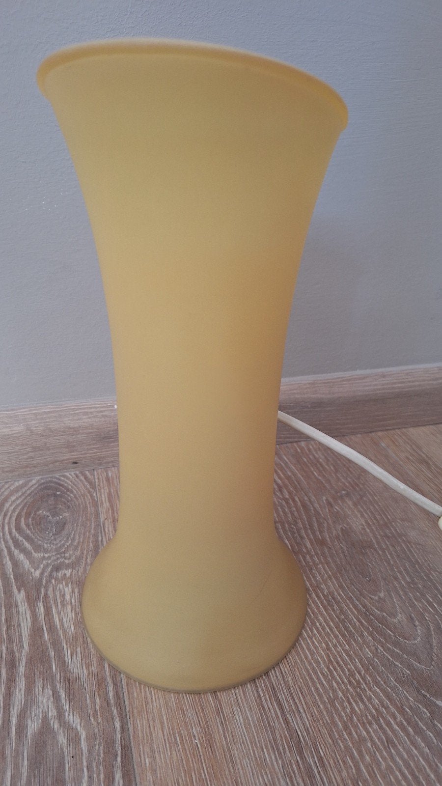 Hurricane SCE vintage lamp glas tafellamp, Ophalen, Gebruikt, Glas, Vintage