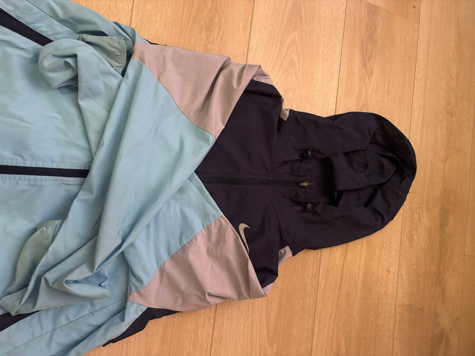 Nike Running Windrunner Jack - Maat S, Kleding | Heren, Jassen | Zomer, Gedragen, Maat 46 (S) of kleiner, Blauw, Ophalen of Verzenden