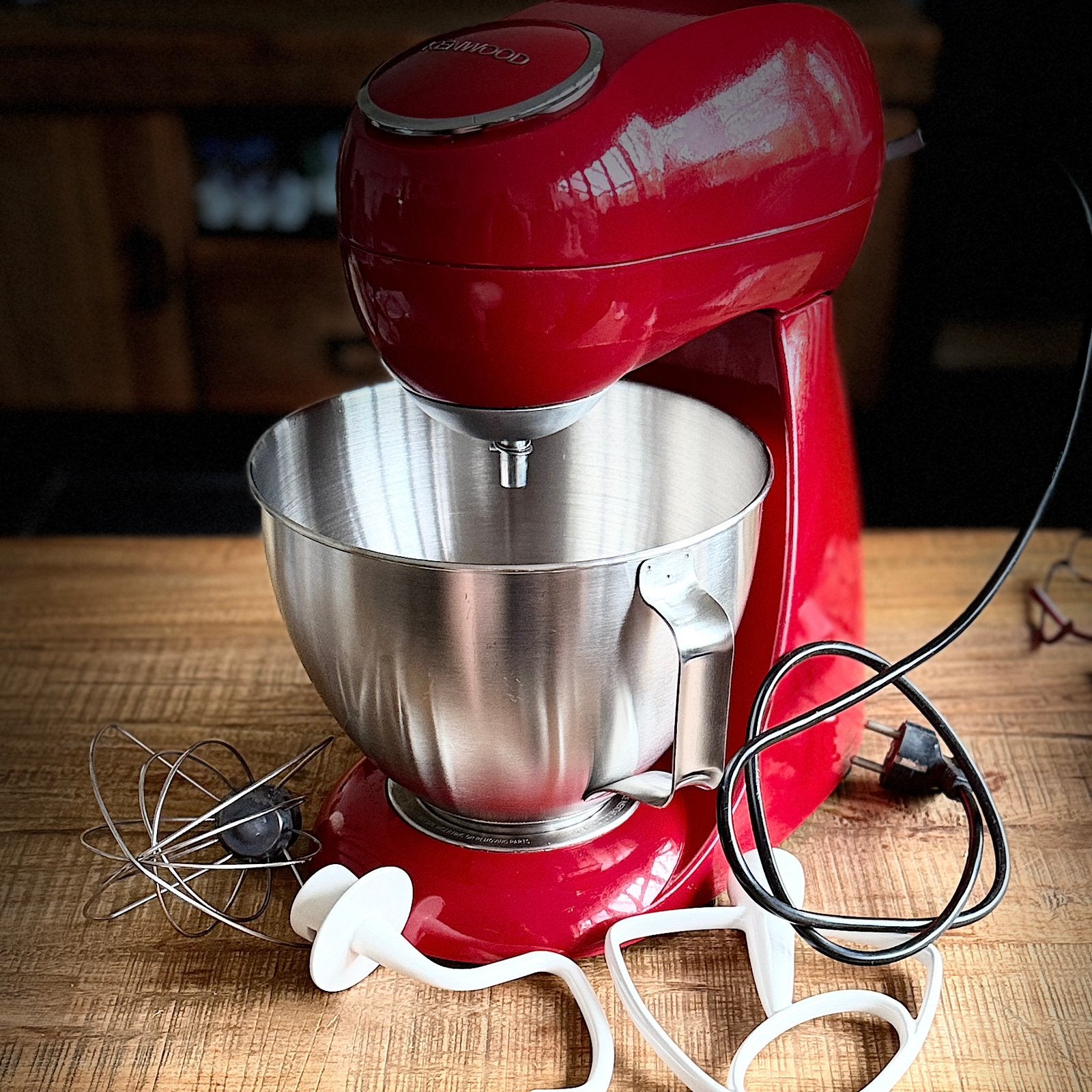 Kenwood MX270 pattisier keukenmachine, Witgoed en Apparatuur, Keukenmixers, 4 liter of meer, Ophalen, Gebruikt, 3 snelheden of meer