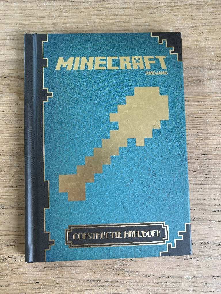 Minecraft Constructie Handboek, Ophalen of Verzenden, Zo goed als nieuw