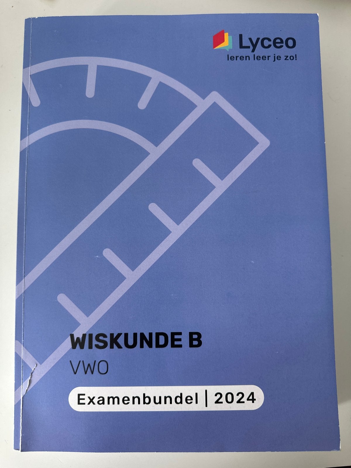Examenbundel Wiskunde B VWO 2024 Lyceo, Ophalen of Verzenden, Zo goed als nieuw, VWO, Wiskunde B