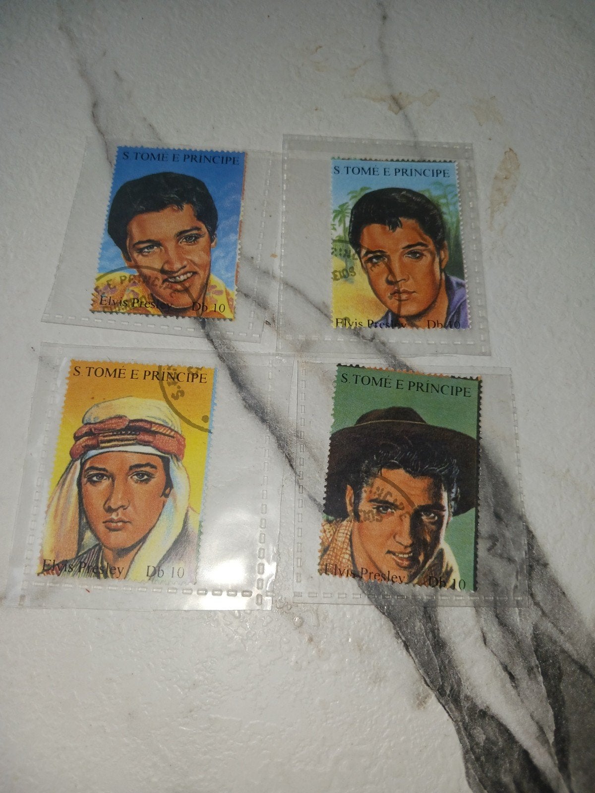 Elvis Presley postzegels S. Tomé e Príncipe, Ophalen of Verzenden
