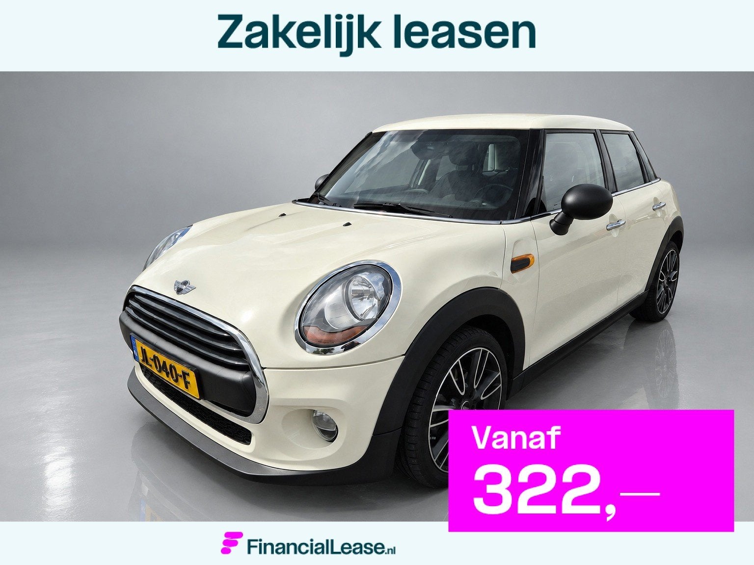 Mini Mini 1.2 One Salt Business | AUTOMAAT | Nederlandse aut, Stof, Gebruikt, Wit, Bedrijf