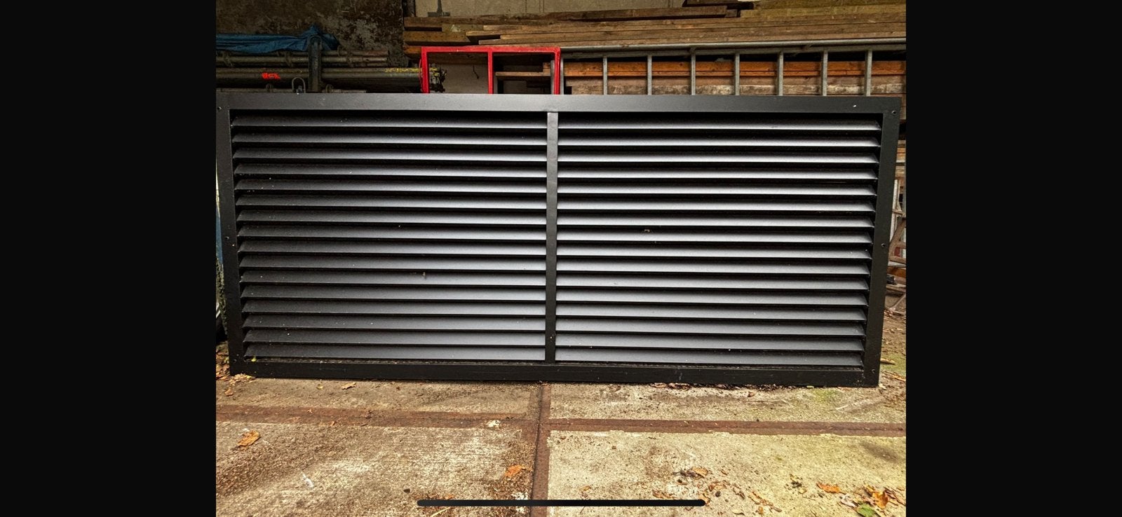 Aluminium gepoedercoate panelen schutting poort hekwerk, Ophalen, Zo goed als nieuw, 200 cm of meer, Minder dan 100 cm