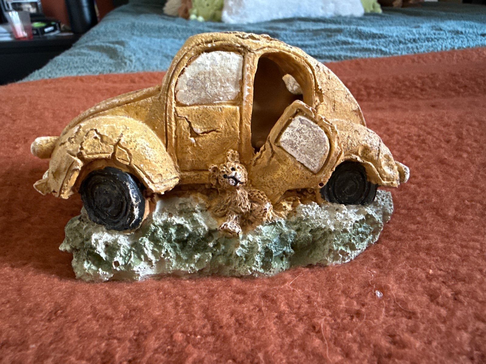 Auto met beertje voor in aquarium, Ophalen, Zo goed als nieuw, Overige typen