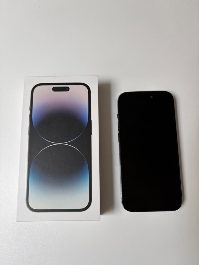 Iphone 14 pro, Telecommunicatie, Mobiele telefoons | Apple iPhone, Zo goed als nieuw, 256 GB, Zonder simlock, iPhone 14 Pro, Zwart