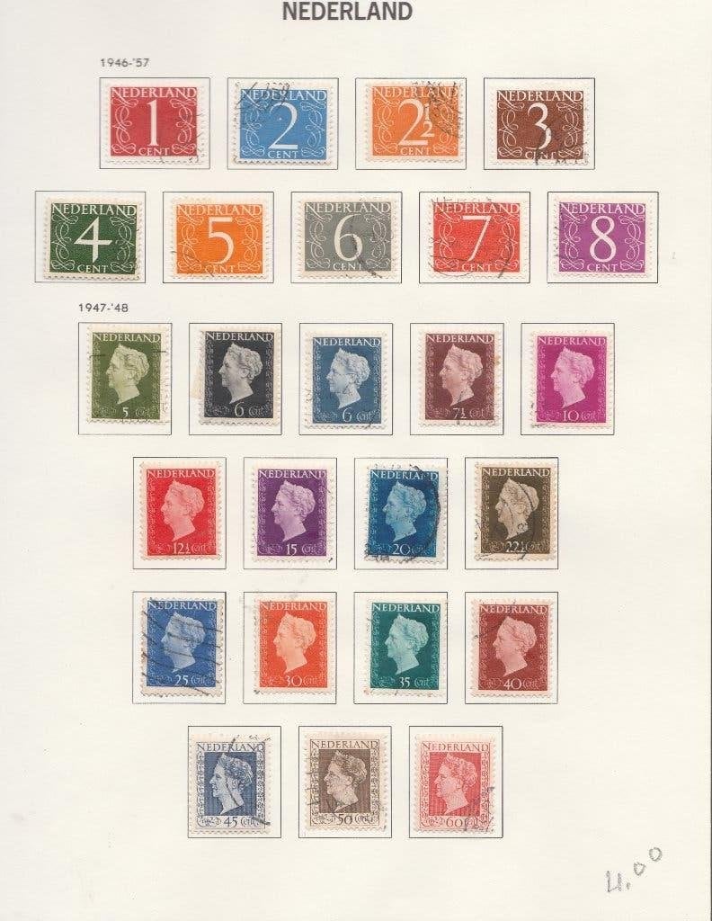 no 41 Nederland 3 serie;s, Ophalen of Verzenden, Gestempeld