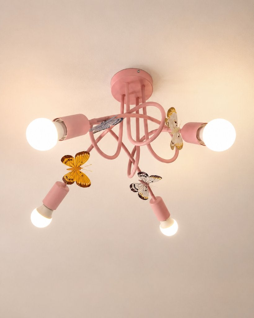 Kinderlamp met vlinders, Ophalen, Zo goed als nieuw, Overige typen