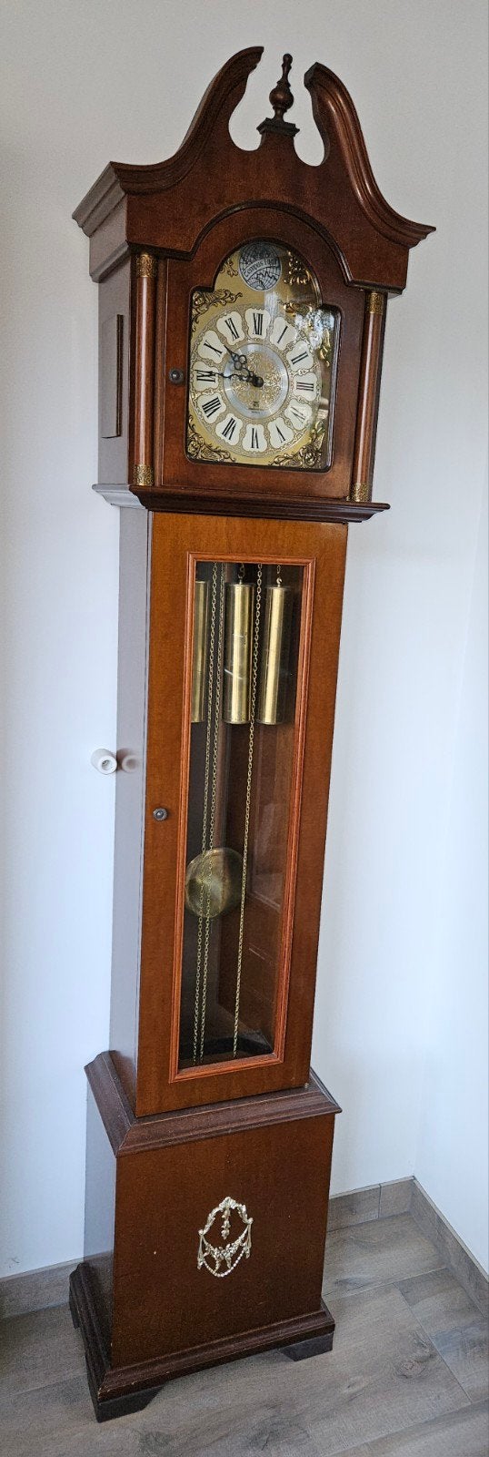Staande wesminster klok te koop, Ophalen