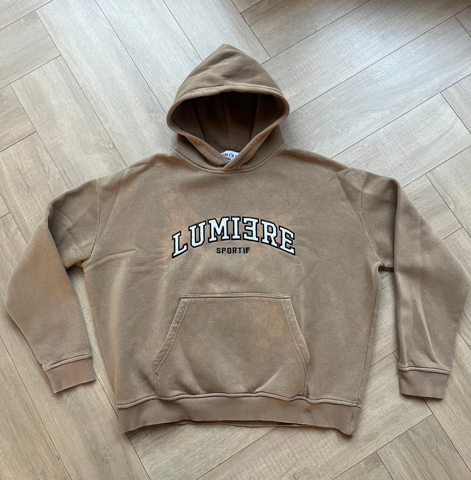 Lumiere Lumi3re hoodie, Ophalen of Verzenden, Zo goed als nieuw, Maat 46 (S) of kleiner, Bruin
