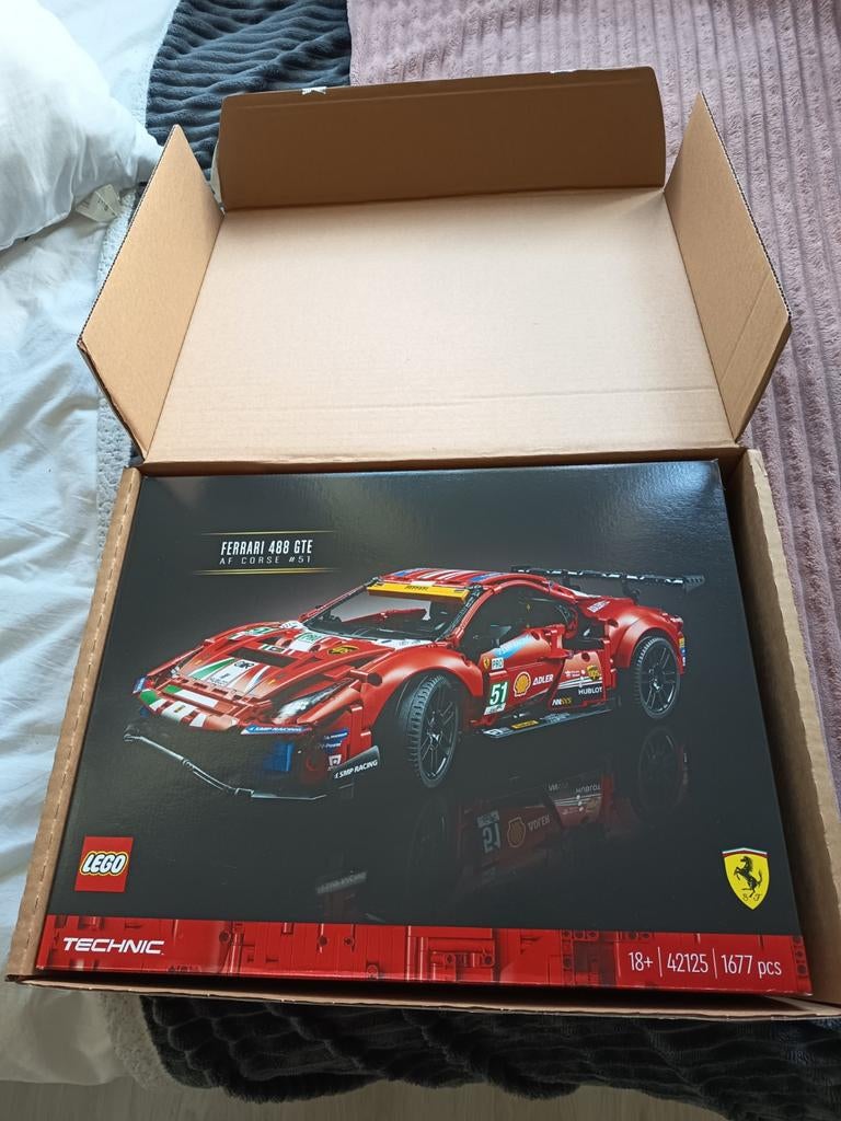 Lego Ferrari 42125, Overige merken, Auto, Groter dan 1:32, Nieuw