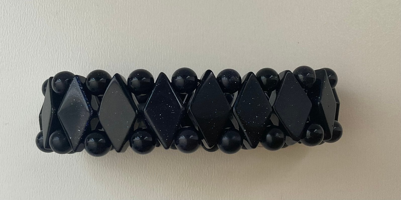 Paars/blauwe armband van goudsteen, Ophalen of Verzenden, Nieuw
