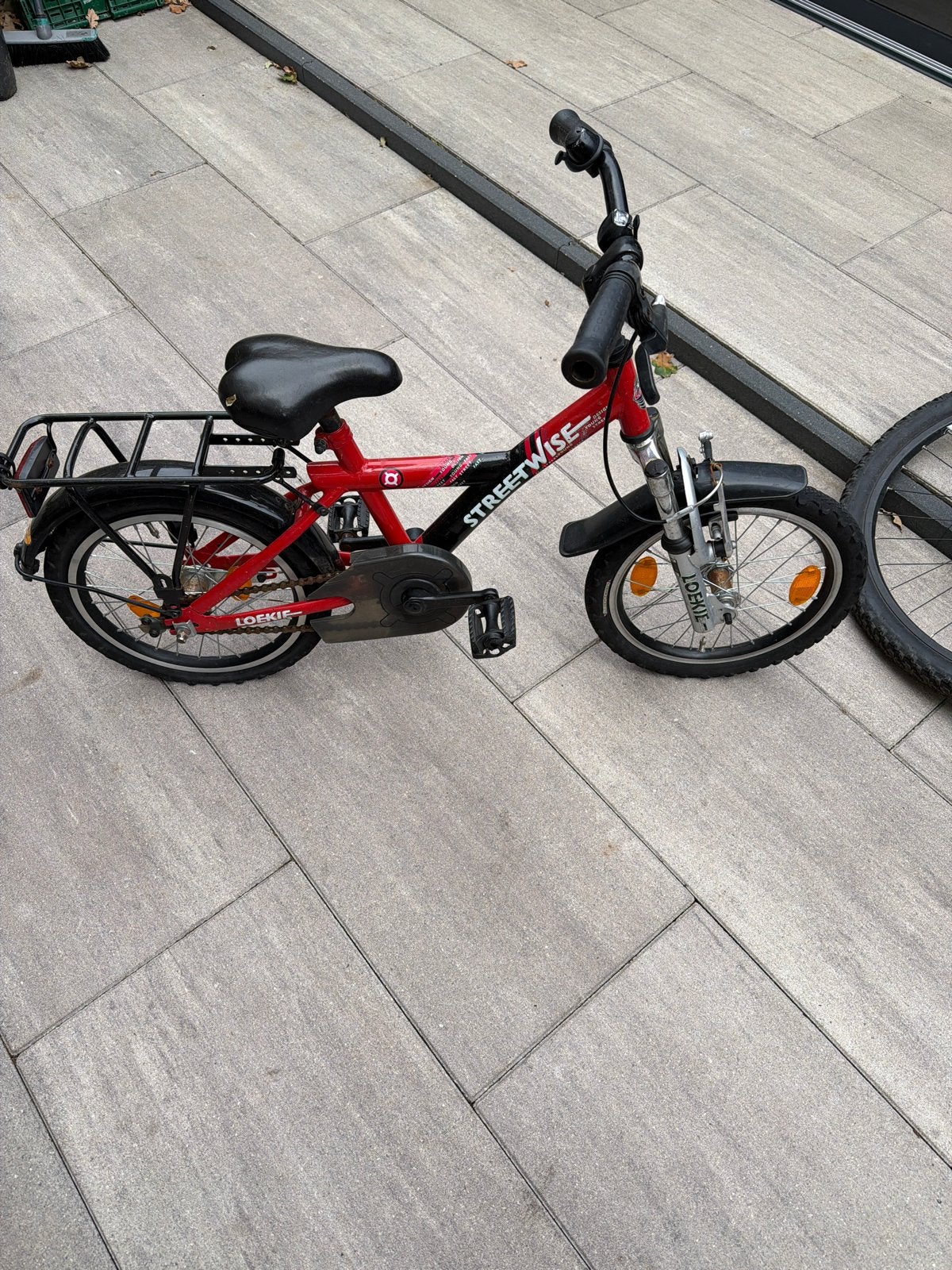 Loekie Streetwise kinderfiets - 16 inch, Ophalen, Gebruikt, Terugtraprem, 16 tot 20 inch
