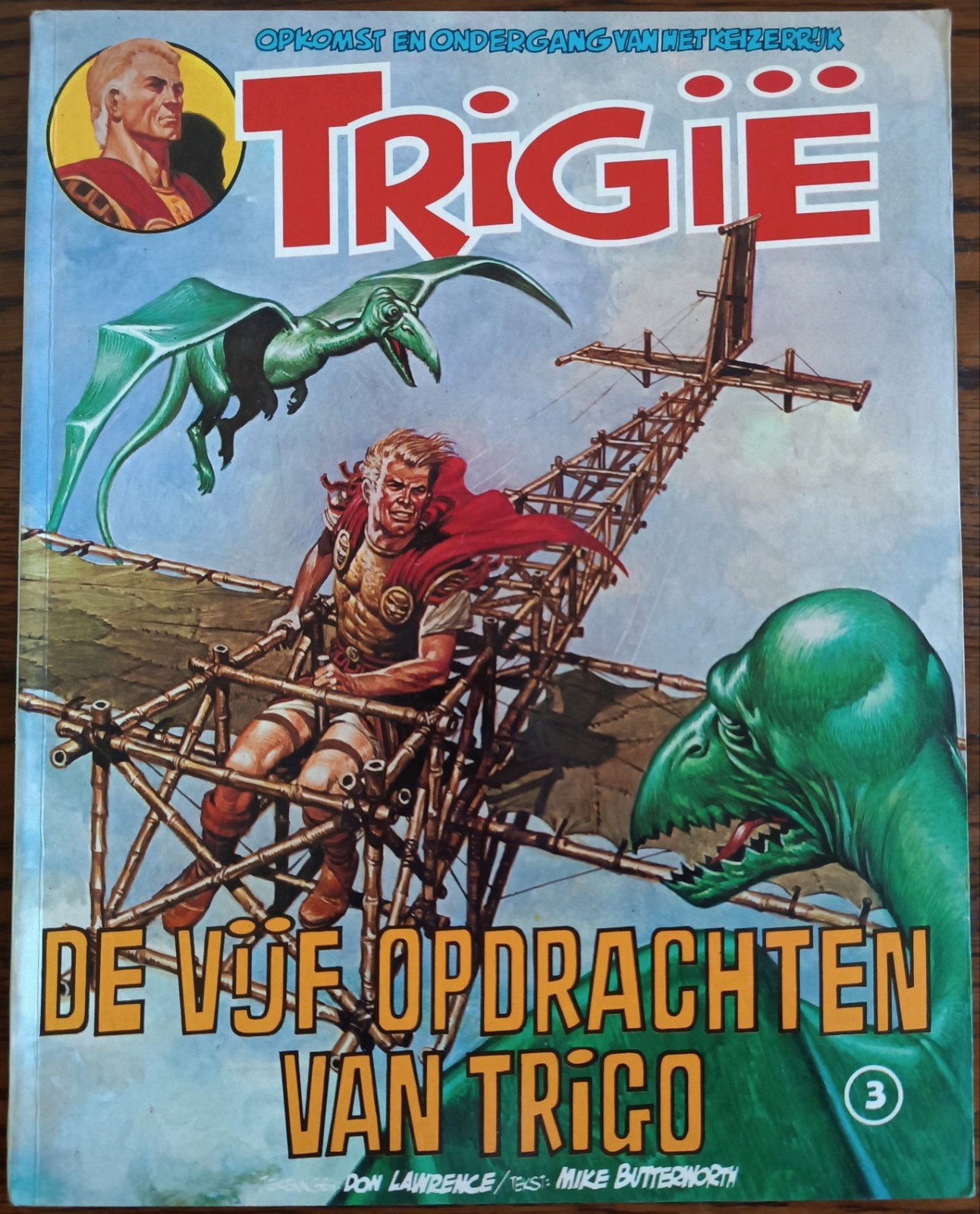 Trigië 4 strips door Don Lawrence - nr. 3, 4, 7, 20 (1981), Boeken, Stripboeken, Ophalen of Verzenden