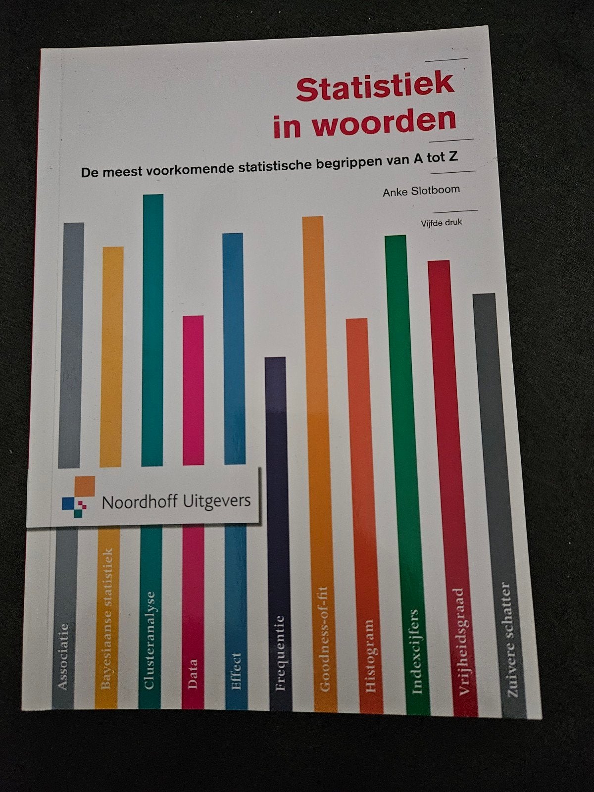 Statistiek in woorden - Anke Slotboom (5e druk), Anke Slotboom, Zo goed als nieuw, Beta, HBO