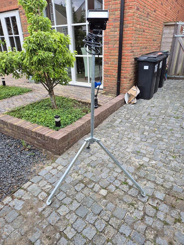 Bouwlamp max 500W op statief - Promax, Ophalen, Gebruikt, Lamp