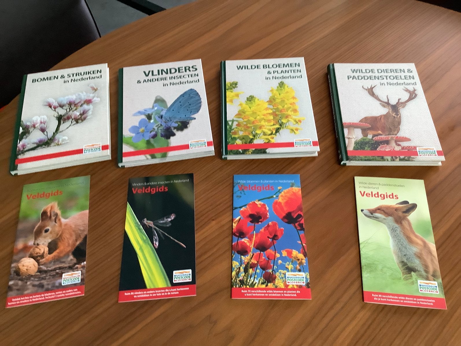Natuurboeken postcodeloterij  NIEUW, Boeken, Ophalen, Zo goed als nieuw, Natuur algemeen