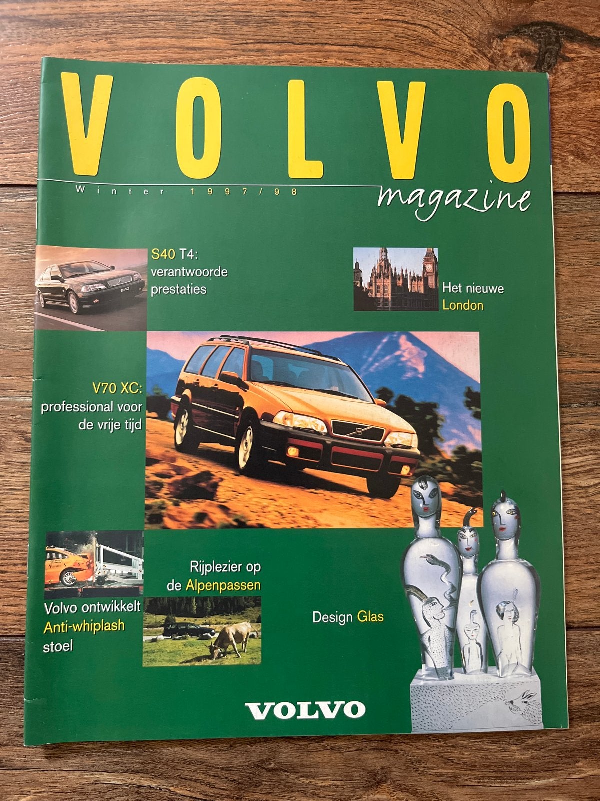 Volvo Magazine Winter 1997/1998 - S40 T4, V70 XC, Ophalen of Verzenden, Zo goed als nieuw, Volvo
