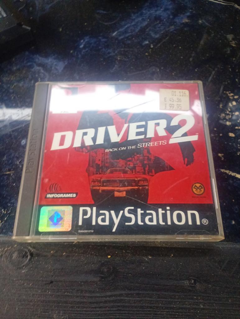 Driver 2 playstion 1, Spelcomputers en Games, Games | Sony PlayStation 1, Gebruikt, 1 speler, Racen en Vliegen, Ophalen of Verzenden