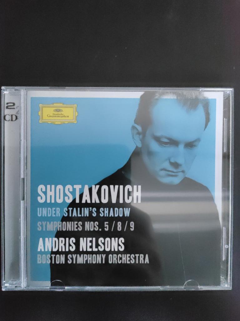 Shostakovich symfonie 5 , 8 & 9 - Andris Nelsons - BSO 2CD, Ophalen of Verzenden, Modernisme tot heden, Zo goed als nieuw, Orkest of Ballet