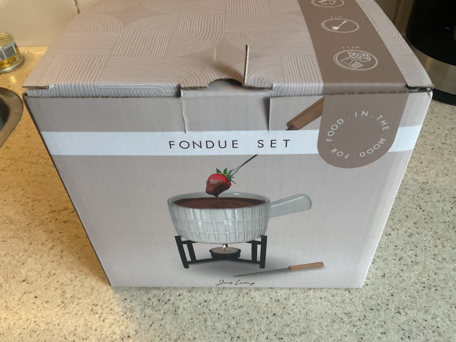 Nieuwe Fondueset - Perfect voor Gezellige Avonden, Ophalen of Verzenden, Nieuw, Waxinelicht, Fondueset
