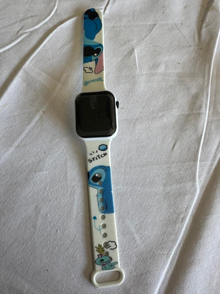 Stitch horloge, Sieraden, Tassen en Uiterlijk, Horloges | Kinderen, Ophalen of Verzenden, Nieuw, Blauw, Jongen of Meisje