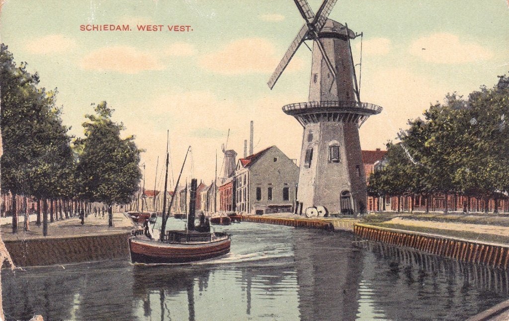 SCHIEDAM WEST VEST, Ophalen of Verzenden, Voor 1920, Noord-Brabant
