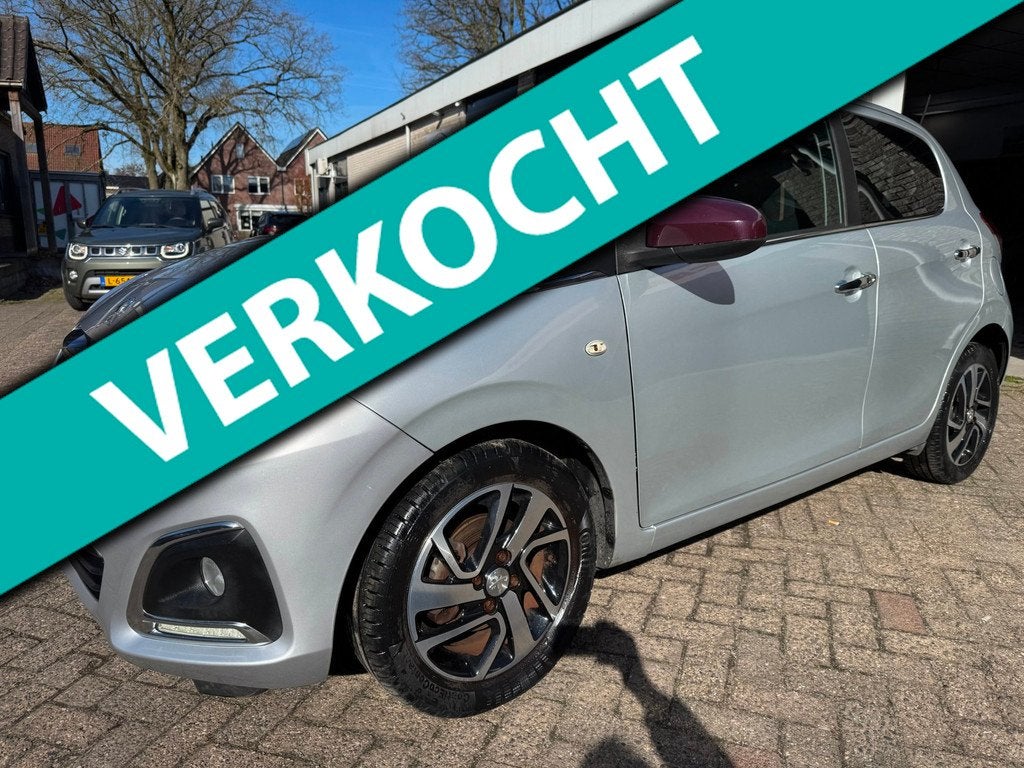 Peugeot 108 1.0 e-VTi Première AIRCO LM VELGEN ORG 88089 KM, Voorwielaandrijving, Gebruikt, 4 stoelen, Origineel Nederlands