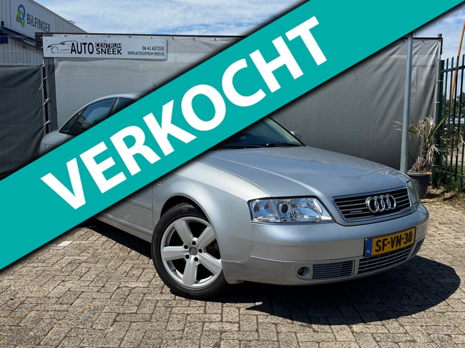 Audi A6 Limousine 2.8 Quattro AUT -Clima-Cruise-Leer, Auto's, Audi, Gebruikt, Bedrijf, Vierwielaandrijving, Blauw