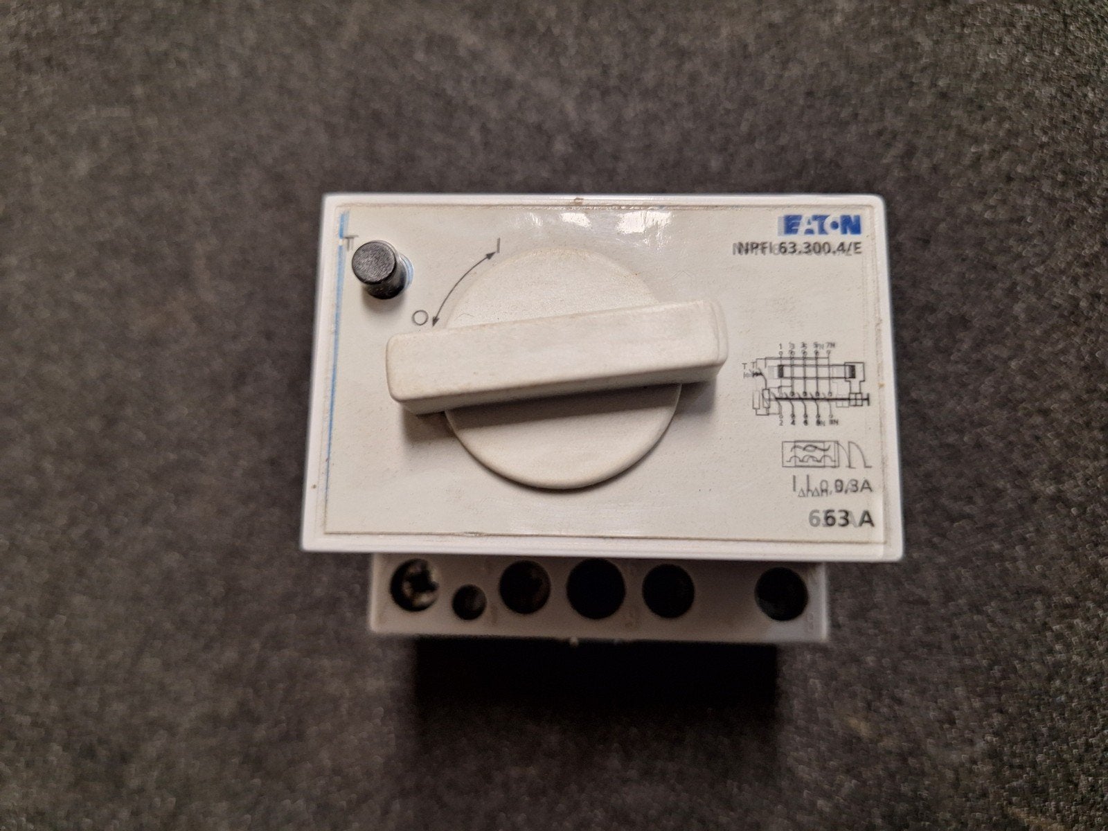 Eaton Aardlekschakelaar 63A/300mA - NPFI 63.300.4/E, Ophalen of Verzenden, Gebruikt, Eaton, Aardlekschakelaar