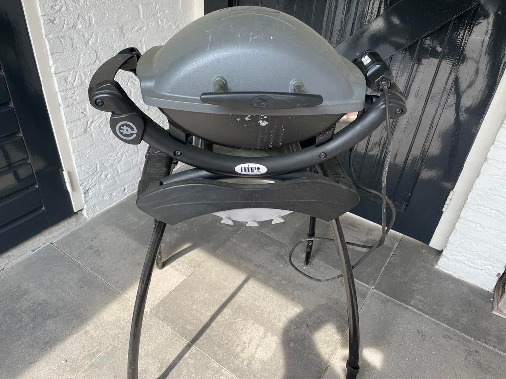 Weber Q1400 elektrische barbecue - perfect voor balkon, Ophalen, Gebruikt