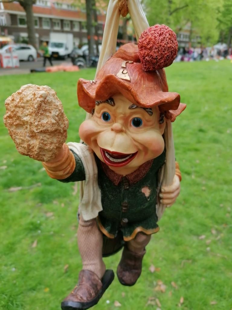 Vintage Efteling Laaf Glazenwasser - Zo goed als nieuw, Ophalen of Verzenden, Zo goed als nieuw, Beeldje of Poppetje