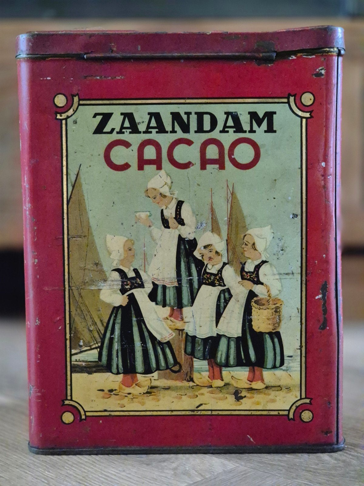 Zaandam Cacao 2,5 kilo blik Vollendammers, Ophalen of Verzenden, Gebruikt, Overige