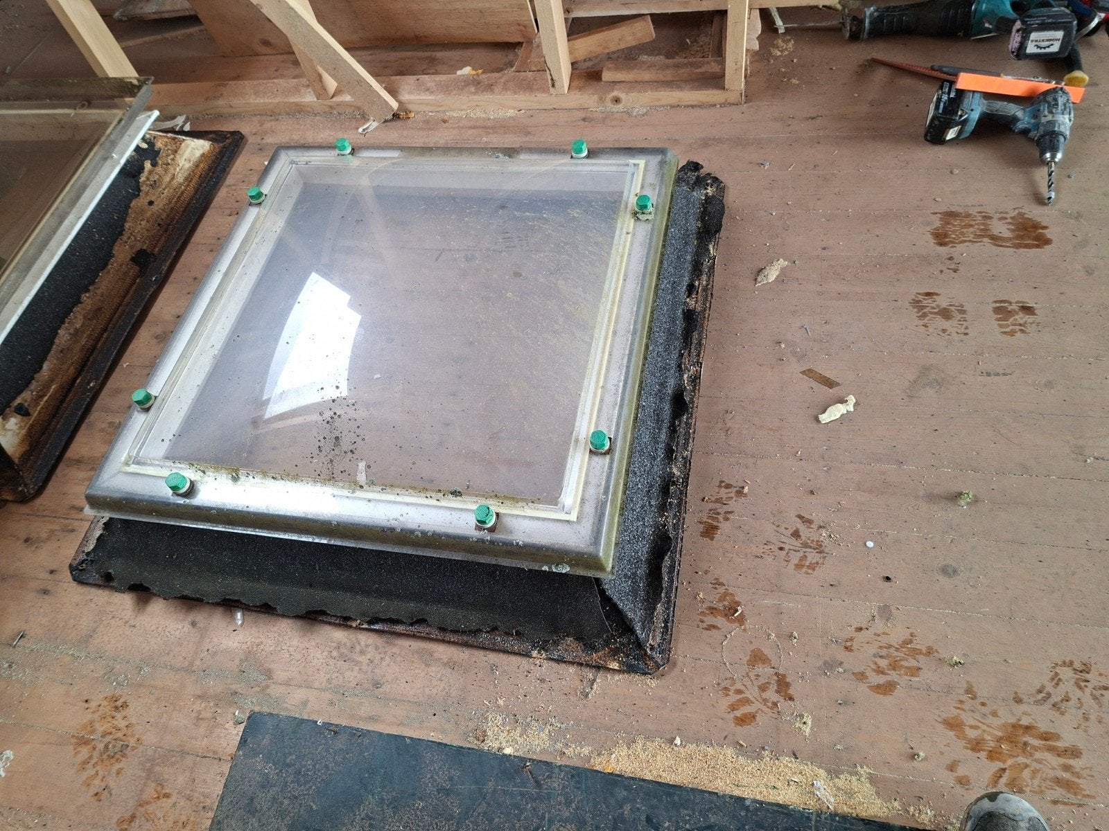 lichtkoepel dubbelwandig, Ophalen, Gebruikt, 80 tot 120 cm, Dubbelglas