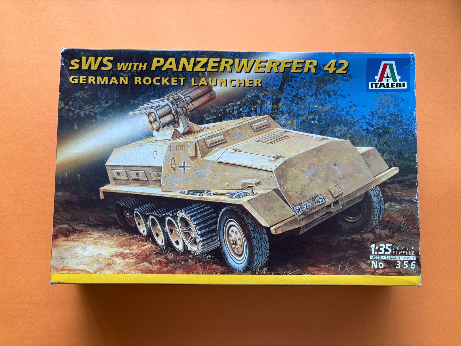 Italeri SWS met Panzerwerfer 42 - 356 1/35 Modelbouw Tank, Tank, Italeri, Verzenden, 1:32 tot 1:50